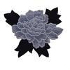 Fashion Show Costume Decorative Peony Patch Flower Motif Embroidery Diy Bag Hat Textile Iron-on Badge Sticker Accessories Patch