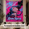 Custom Text Printed Tapestry Arcane Pattern Large Wall Hanging Indoor Room Decor