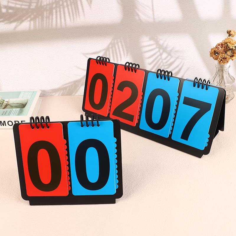 Спортивное табло Ручной счетчик очков Перекидные карточки для счета для тренеров по бейсболу, теннисного мяча, баскетболу, футболу, волейболу, спорту