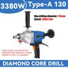 220V 4300W 120mm Electric Diamond Core Drill Dry Wet Water Drill with Handle Handheld Concrete Core Drilling Machine