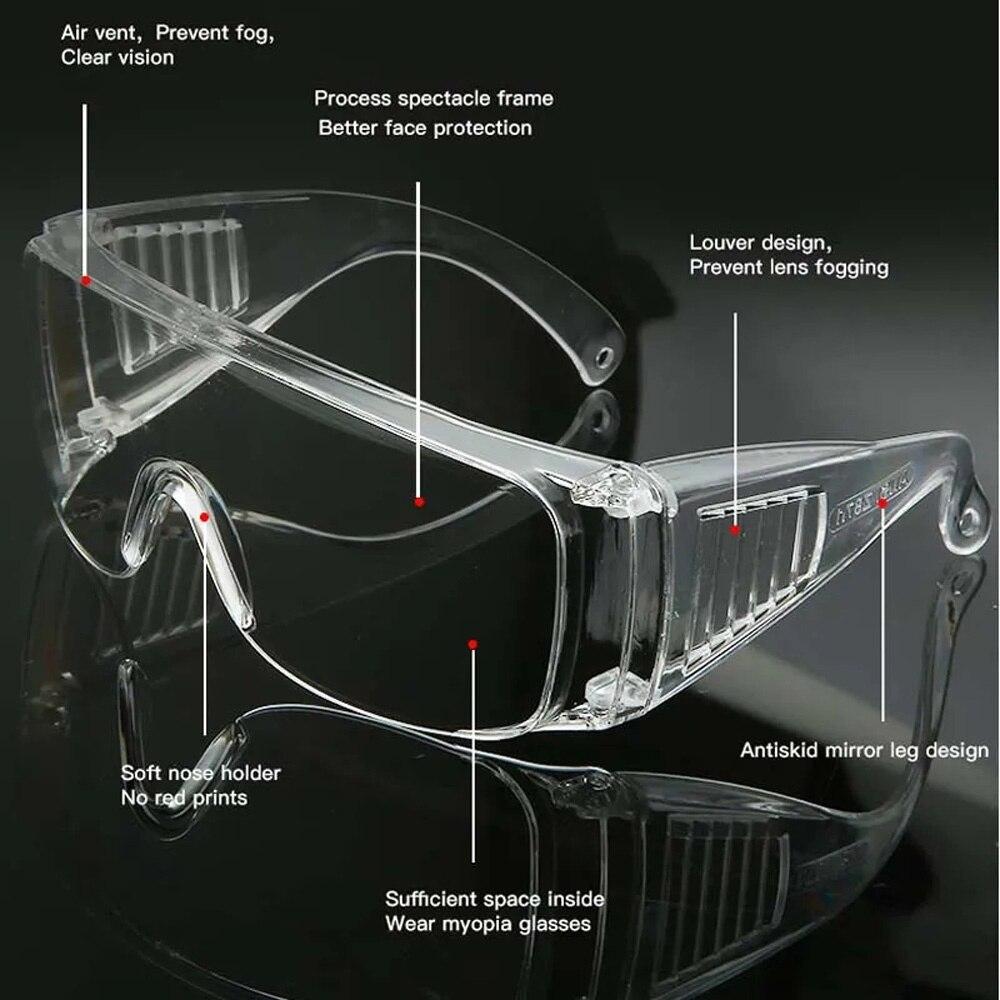 Защитные очки Толщина линз Жалюзи с защитой от УФ-излучения Очки для стрельбы из водяного пистолета Противоударные очки для защиты труда Очки для велоспорта