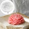Cake Mold Reused Make Aromatherapy Solid Color Big Peony Candle Mold Household Supplies