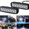 1PC Super Bright Car LED Light - Waterproof Black Cover DRL for Off-Road SUV Truck (No Battery)