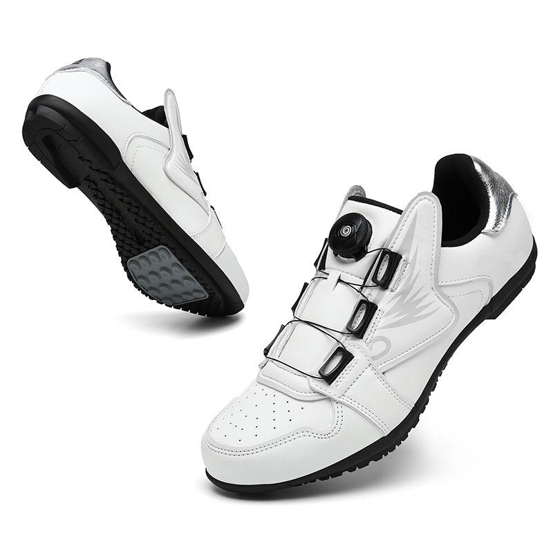 Летние и осенние новые велосипедные туфли для шоссейного велосипеда, обувь с замком для занятий спортом на открытом воздухе, велосипедные туфли с жесткой подошвой, обувь с жесткой подошвой