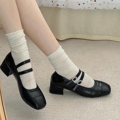 Весенние женские туфли Мэри Джейн со стразами, элегантные женские туфли на высоком каблуке, уличный стиль, женские туфли-лодочки