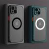 Роскошный магнитный чехол с беспроводной зарядкой для Magsafe для iPhone 15 14 13 12 11 Pro Max X XR XS 7 8 Plus, мягкий противоударный чехол из ТПУ