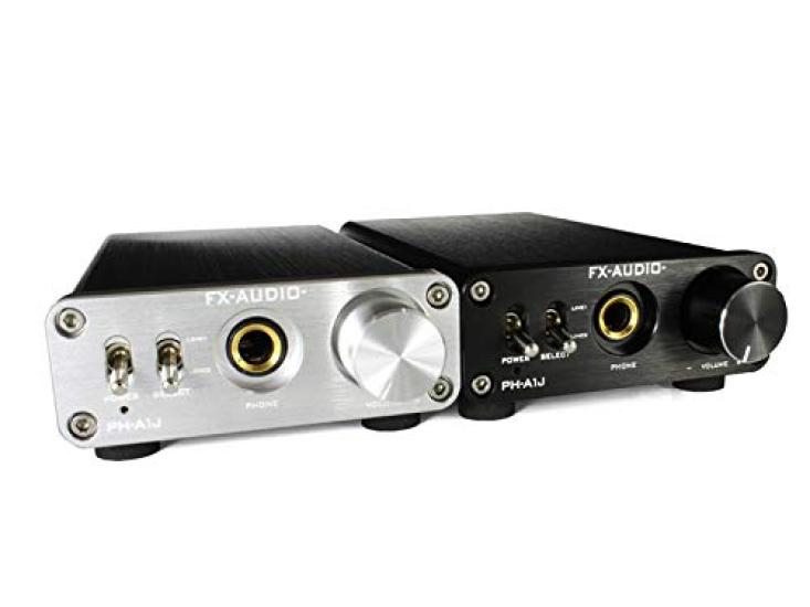Power Transistor Discrete Configuration Headphone Amplifier FX-AUDIO- PH-A1J (silver)