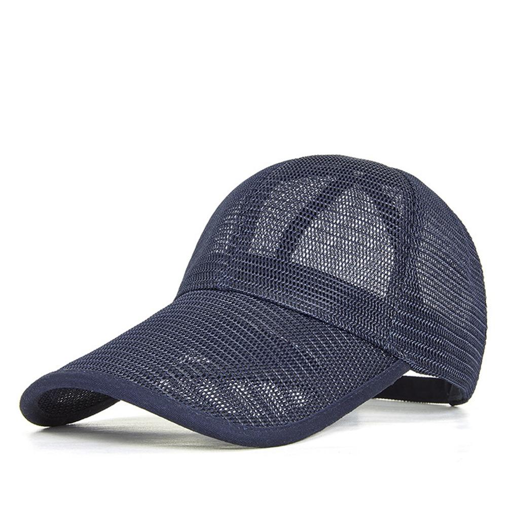 Quick-dry Mesh Baseball Cap Adjustable Sports Mesh Caps Trucker Cap Men Snapback Hat  Summer