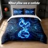 Tottenham Hotspur Design Bed Bedding Set 1 Duvet Cover + 2 Pillowcases Soft Breathable Household Bed Linens