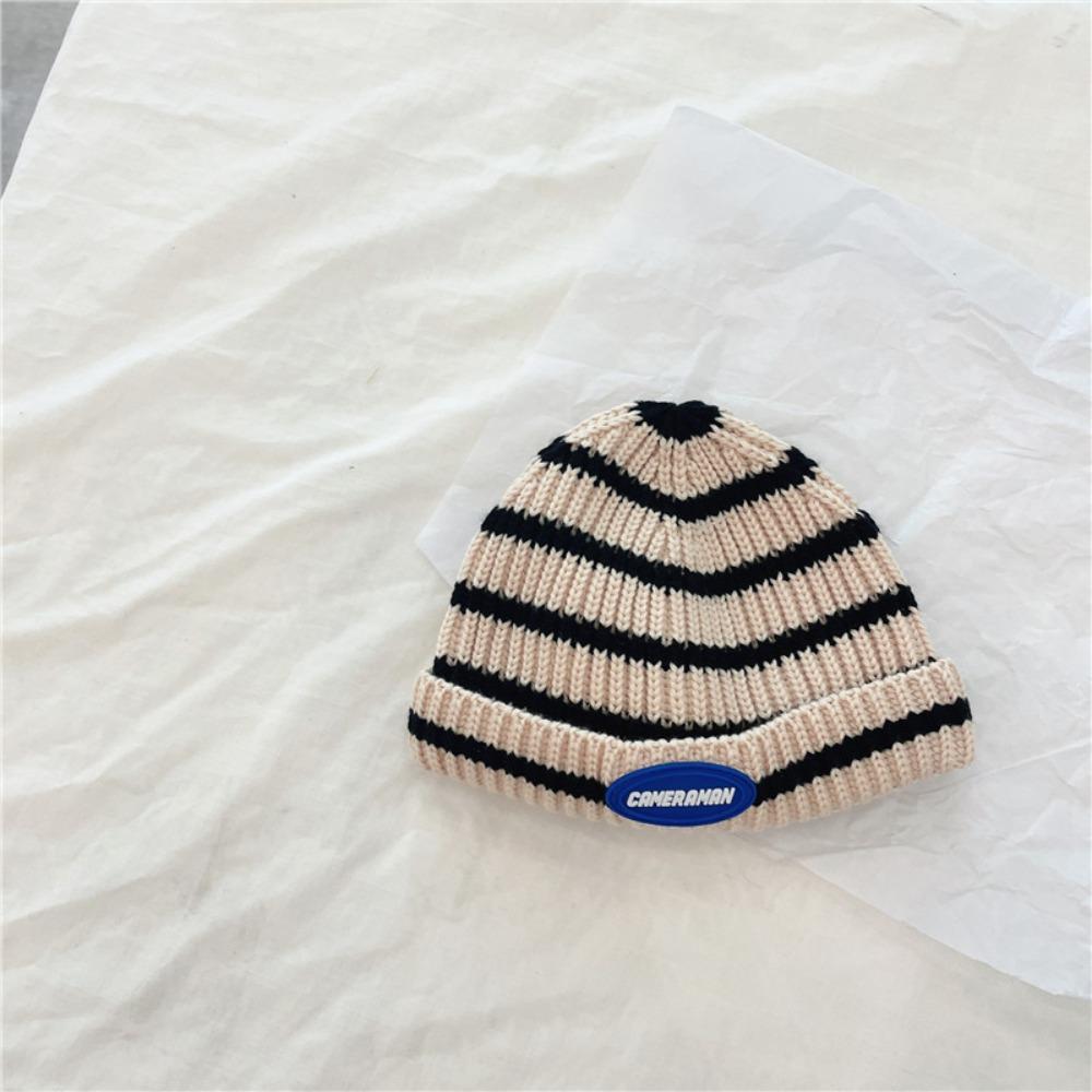 Comfortable Striped Knitted Hat Warm Beanie Hat Fashion Children's Hats For Boys and Girls