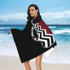 Twin Peaks Red Room Beach Towel Soft Microfiber Quick Dry Absorbent Quick Towels For Bath
