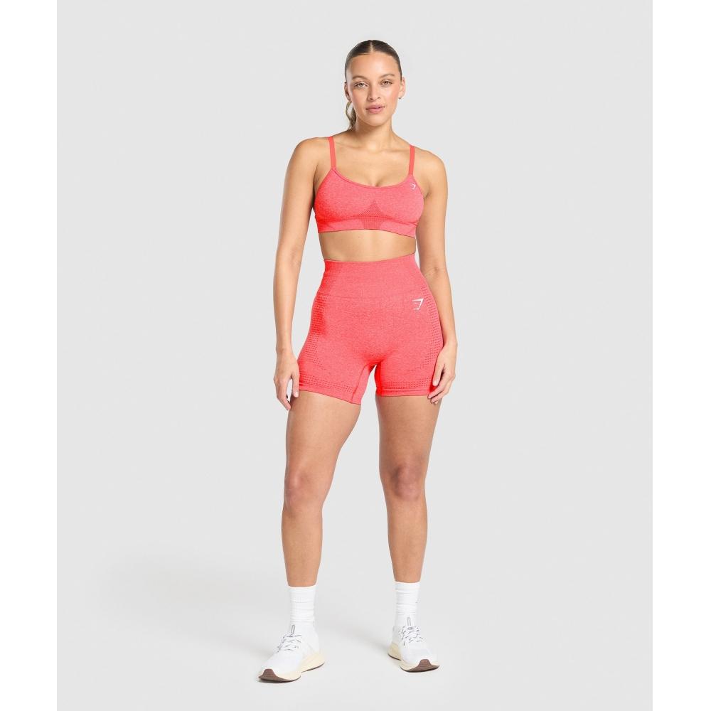 Gymshark Vital Seamless Sports Bra Coral Red Marl B1c5g Rb0z