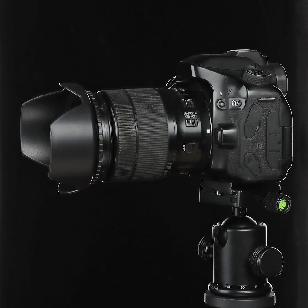 Practical Universal Camera Anti-Glare Cover Screwed Lens Hood Sunshade Protective Shield