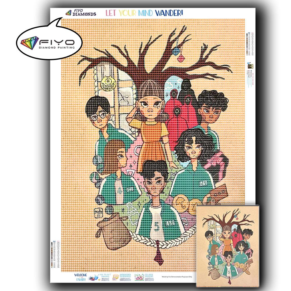 5D алмазная живопись корейский сериал картина ручной работы подарок Алмазная вышивка мультфильм портрет рукоделие украшение дома