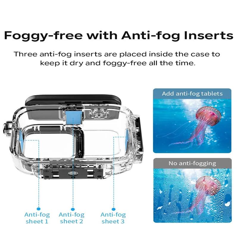 Бокс для дайвинга для Insta360 Ace Pro 60M Водонепроницаемый корпус Защитная крышка Чехол для спортивной камеры Insta360 Ace Pro Аксессуары