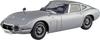 Aoshima Bunka Kyozai Scale Rakupla Snap Kit Toyota 2000GT Thunder Silver Metallic Plastic Model Kit 1/32 No.06-SS Pre-Colored (Automobile)