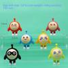 Egg Party Game Character Model Dolls Set With Fun Style For Playroom And Office Decor