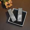 Side Clips For Girls Rectangle Rhinestone Crystal Women Hair Clips Hair Pins Korean Style Barrettes