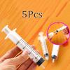 5Pcs/set 20ML Plast Reusable Refilling Perfume Tool Travel Needle Tube