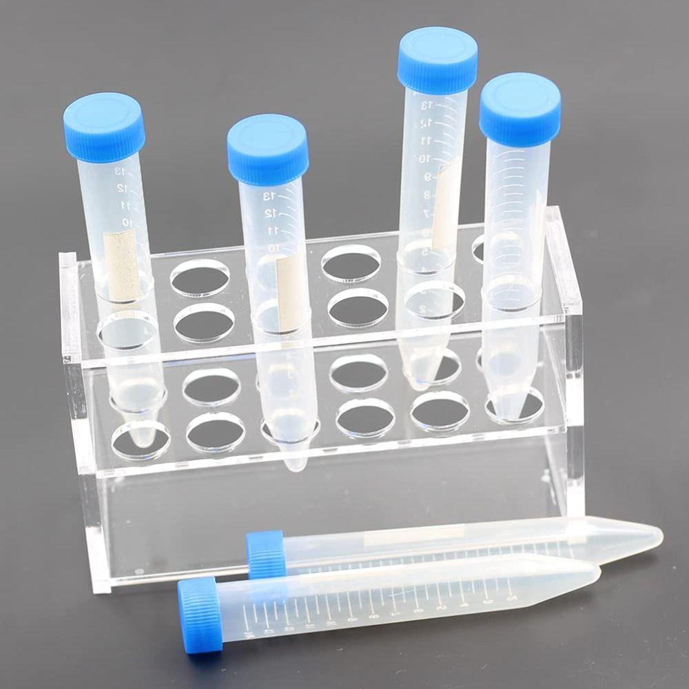 Acrylic Lab Stand 10ml Centrifuge Tubes Rack Strong Structure Test Tube Rack Holder Tubes