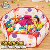 1.5M/1.2M/0.9M Манеж для детей, младенцев, бассейн с шариками с корзиной, игровая палатка, яма с океанскими шариками, портативные игрушки для помещений, для девочек