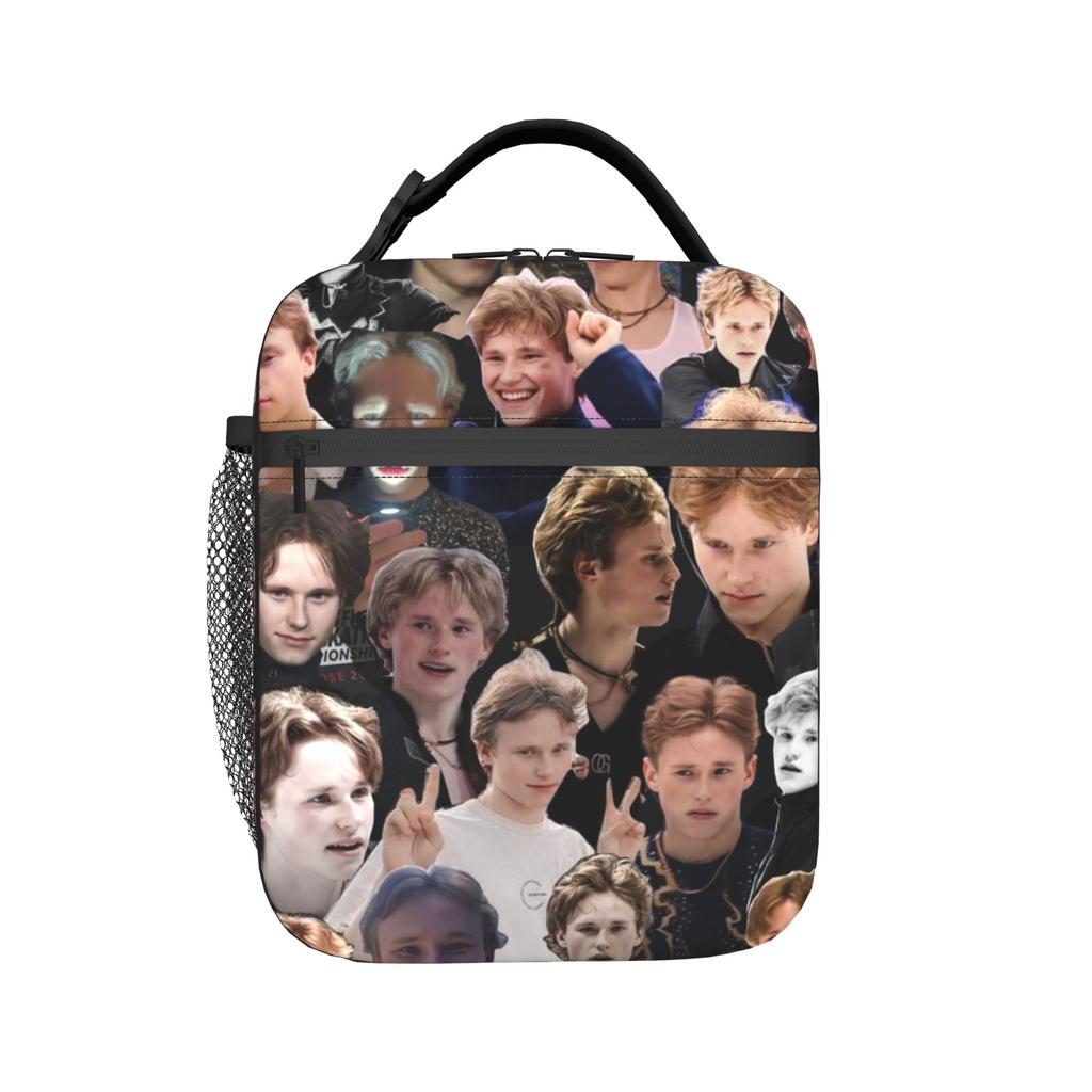Ilia Malinin Ice Art Figure Skating Thermal Insulated Lunch Bag for Picnic Reusable Bento Box Men Women Thermal Cooler Food Box