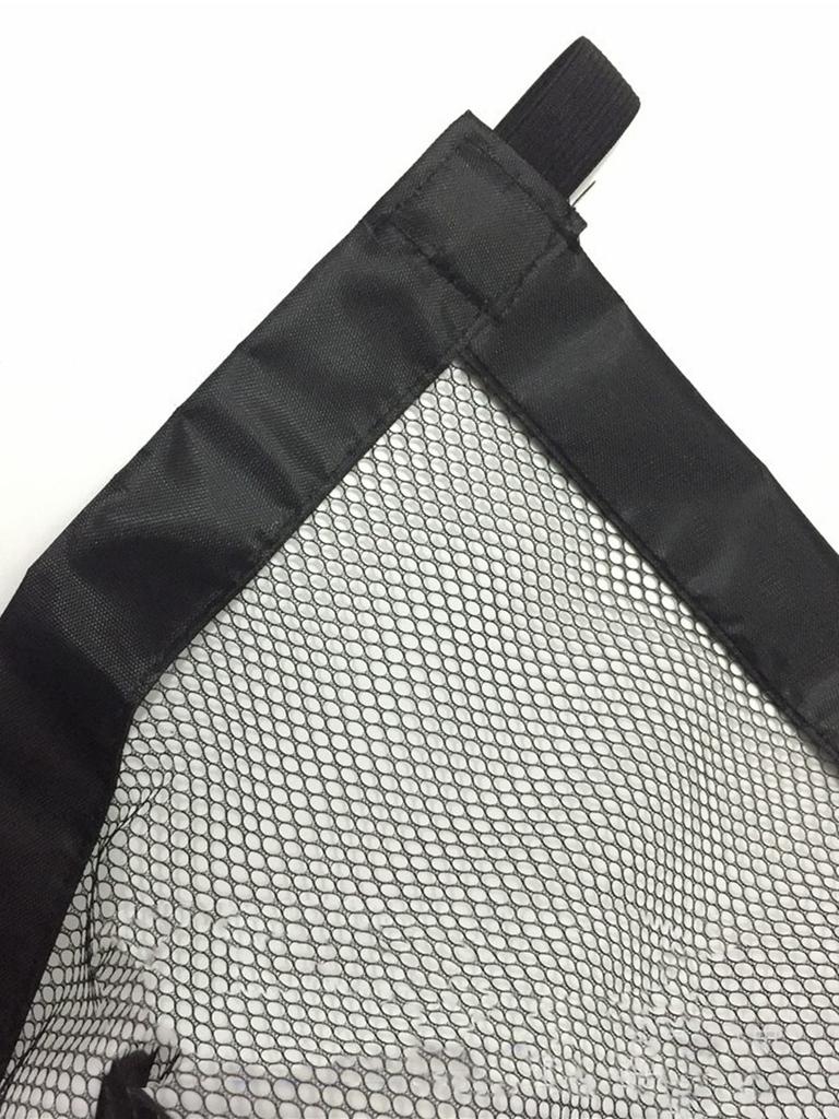 1 шт.-Ограждение для питомцев, изоляционный барьер, удобный складной на молнии - безопасный, устойчивый к разрывам, защитная сетка для лестницы, черный