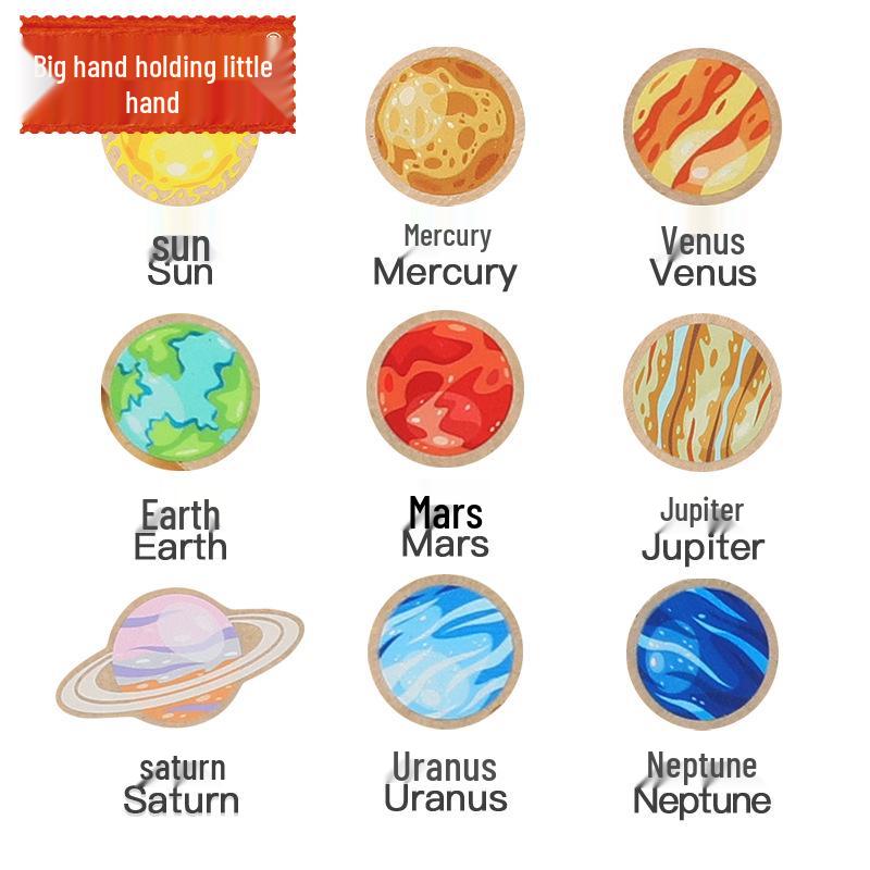 Kids' Educational Toy: Solar System Maze Puzzle for Early Learning and Science Exploration