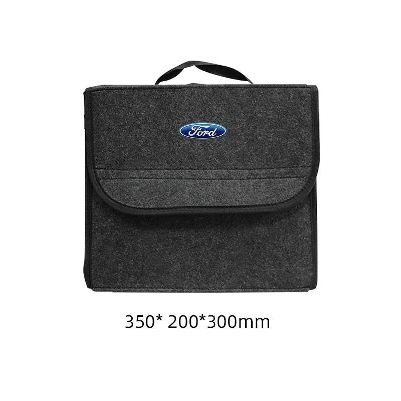 Car Sticker Car Trunk Organizer Large Capacity Folding Storage Bag For Ford Focus Mondeo Kuga Fiesta MK7 Escort Explorer Edge 2
