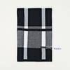 Men's Classic Winter Scarf Cashmere Feel Winter Scarves Long Formal Soft Scarf for Men Casual Scarves Luxuriously Plaid Scarf