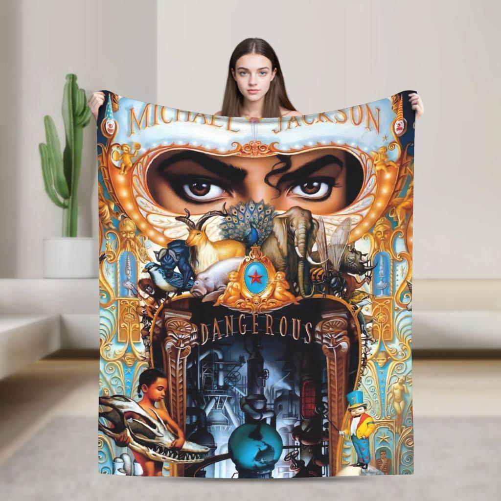 MJ Король Поп-музыки Майкл Дж-Джексон Супер Мягкое Одеяло Плюшевое Постельное Белье Пледы Смешной Диван Кресло Фланелевое Покрывало Чехол для Дивана-Кровати