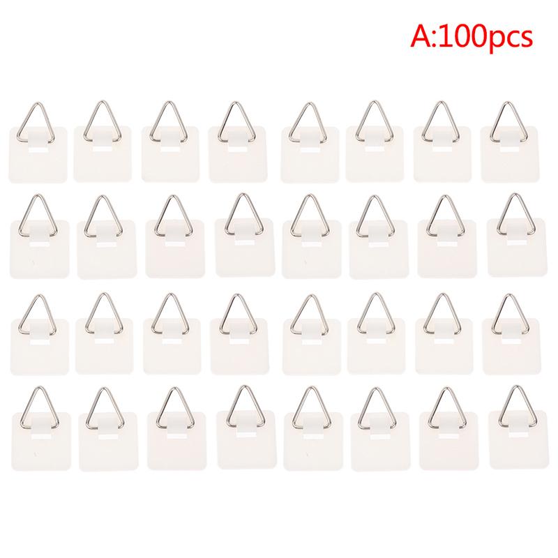 100 шт. Набор невидимых вешалок для тарелок, вертикальные держатели для настенного крючка для тарелок