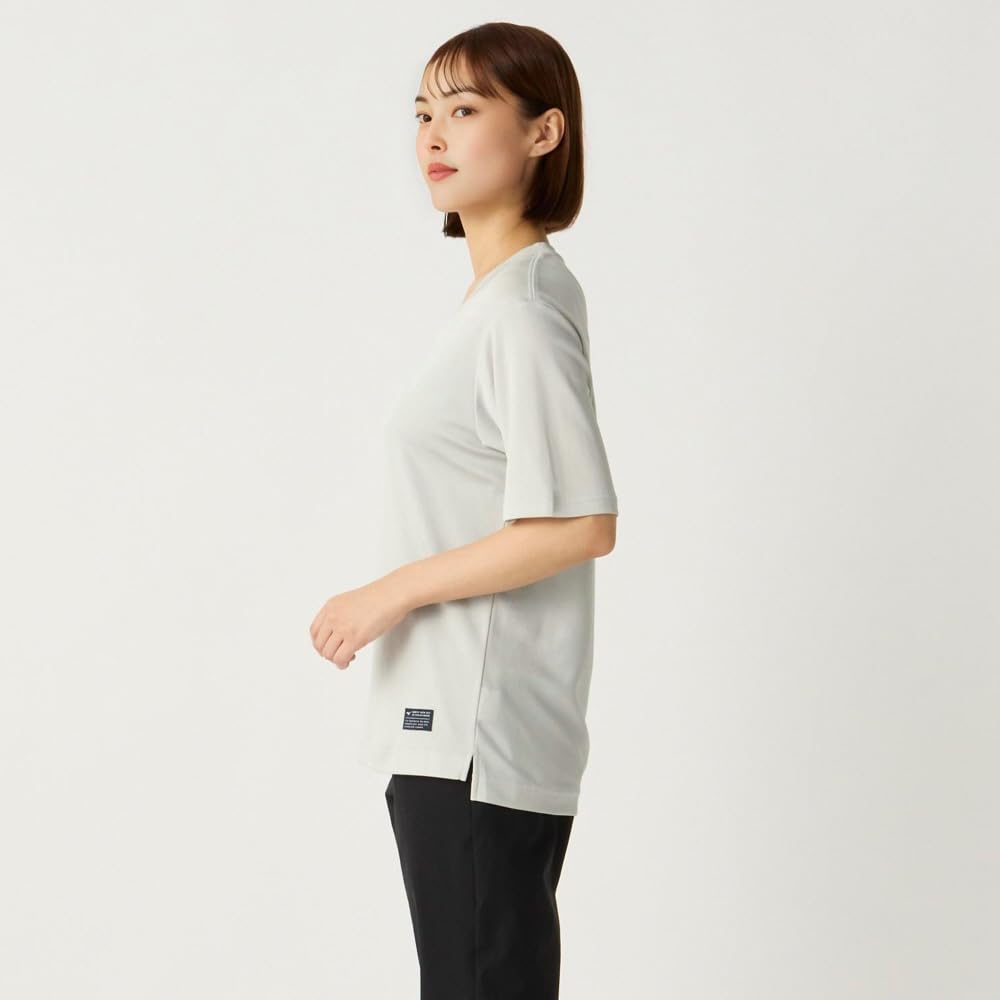 Тренировочная одежда Ice Touch с охлаждающим эффектом C2JAC101 серо-серебристый [Mizuno] Футболка