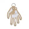 Punk Hand Keychain Holder Five Finger Hand Bone Key Bag Pendant Snap-fastener Palm Keyring  Unisex