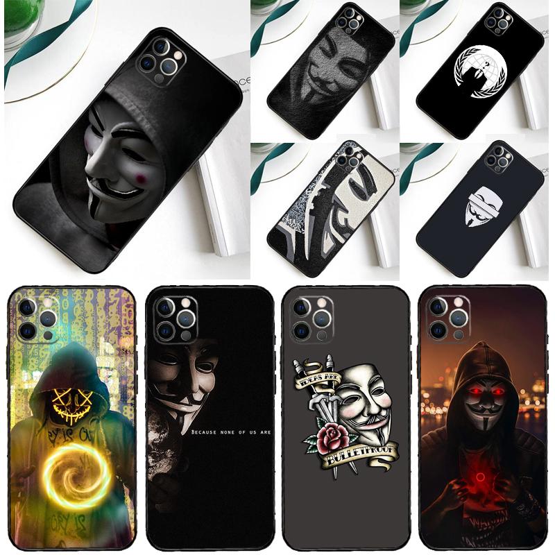 Анонимный чехол для телефона для iPhone 16 15 11 12 13 14 Pro Max Mini Чехол для iPhone 16 15 X XS Max XR Plus Coque