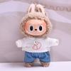 For 17cm Labubu Doll Clothes Fashion Clothes Hoodies Doll Clothes Color Match Hoodies Dolls Accessories Cute Decoration Little Cloths