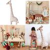 Милая плюшевая игрушка Жираф, подушка для сна для декора детской спальни и поддержки во время сна