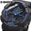 Зарубежные часы G-SHOCK, Модель, Аналогово-цифровые, Черные, Мужские, GA-100-1A2