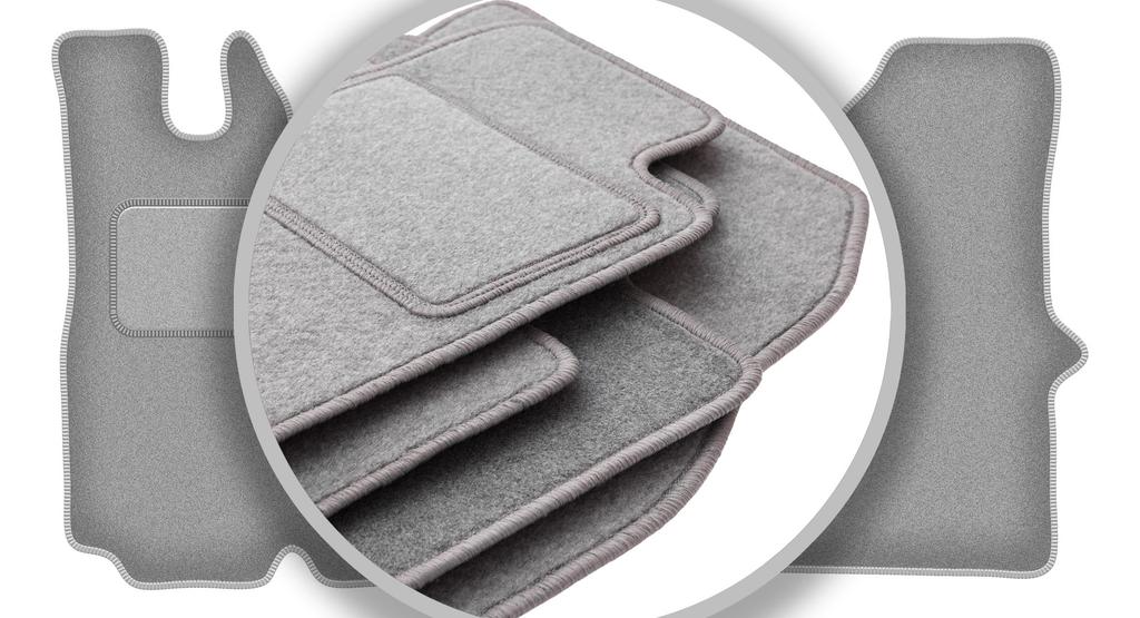 Gray car mats for: Renault Master II Delivery Van (2003-2010)