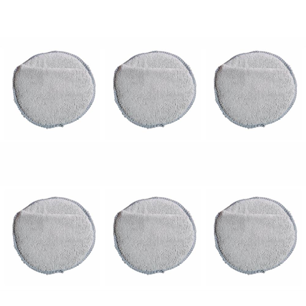 6pcs Double-sided Cleaning Pads Rags Ultra-Soft Car Wax Applicator Pad  Auto Detailing