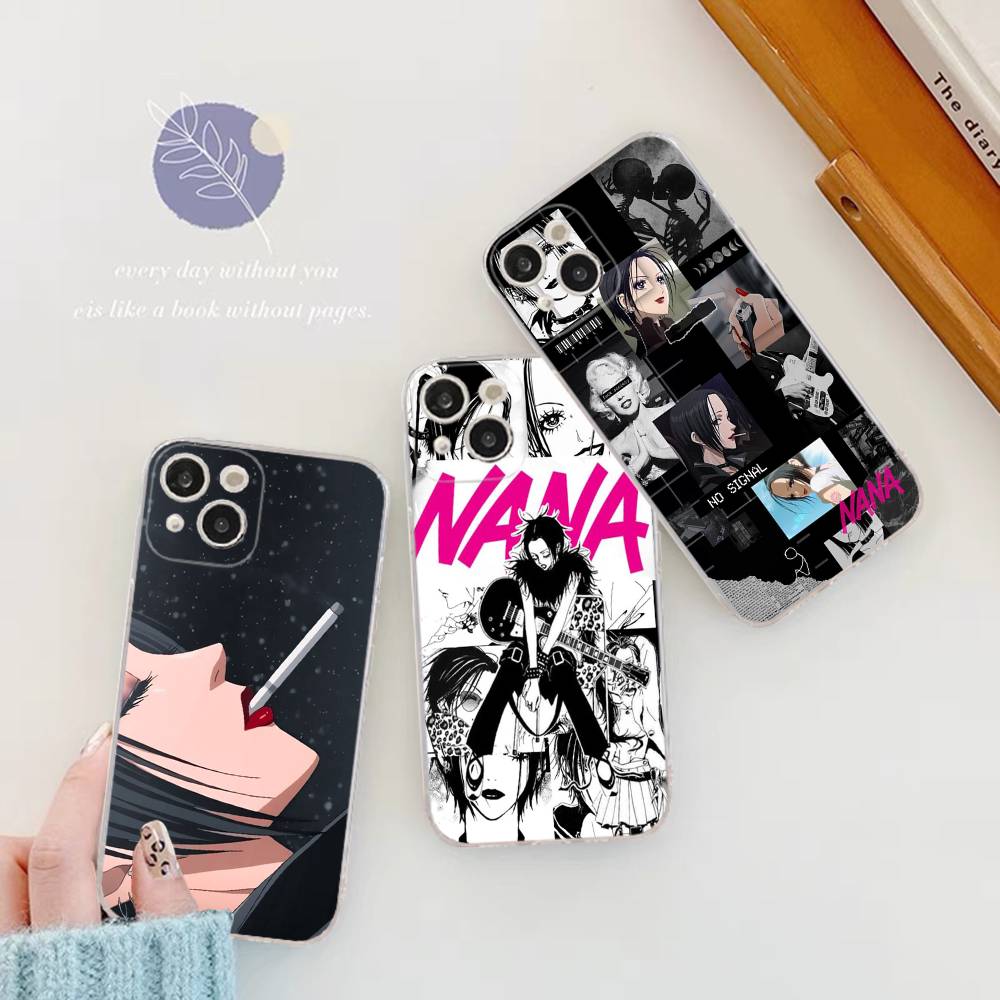 Чехол для телефона с аниме NANA Для iPhone 16 15 14 11 12 13 Mini Pro XS Max Чехол 6 7 8 Plus X Funda Shell
