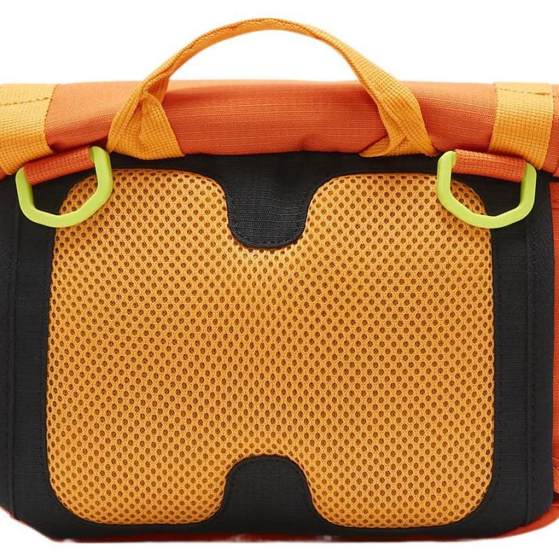 Nike Тканевая наплечная сумка, сумка-кроссбоди, поясная сумка, обычная, унисекс, сигнально-оранжевый/ярко-оранжевый/атомно-зеленый, повседневная, DJ9681-819