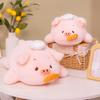 Милая розовая плюшевая игрушка-подушка в виде свинки-повара, мягкая, с проволокой, в виде хлеба, из пушистого материала, кукла для украшения спальни, идеальный подарок на день рождения для детей