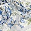 Breathable Silk Scarf Sun-Resistant Bandana Portable Long Wraps  for Women