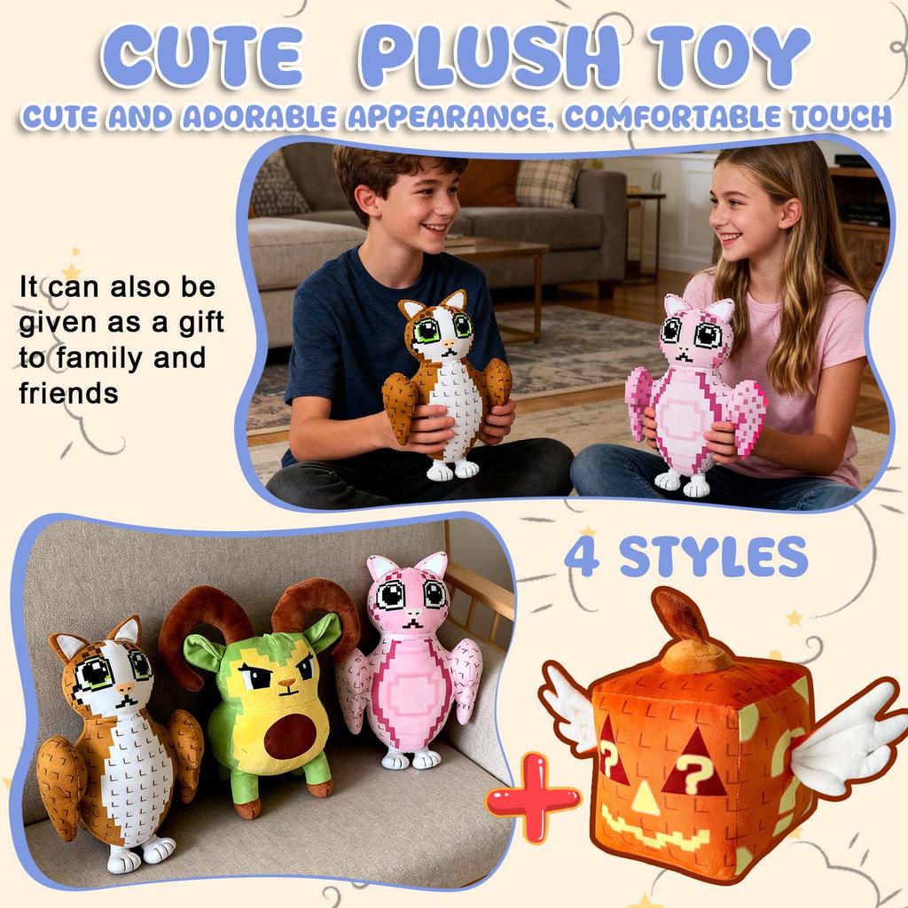 Plush Doll, Toy Gift, Cartoon , Children's Rag Doll, Children's Gift Pillow