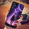 Чехол для Samsung Galaxy A55 5G Черный ТПУ Силикон Красивый Узор Чехлы для Телефона для Galaxy A55 Ударопрочный Мягкий Чехол A 55 6.6''