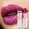 Radiant Glow Lipstick High Shine Long Wear Sparkling Pearlescent Finish Lip Gloss Durable Lip Stain Ideal for Party and Festival Makeup