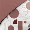 Parure Housse de couette + taies - Chilipop - 240x260 cm - 100% Coton - Rose - Oeko-Tex®
