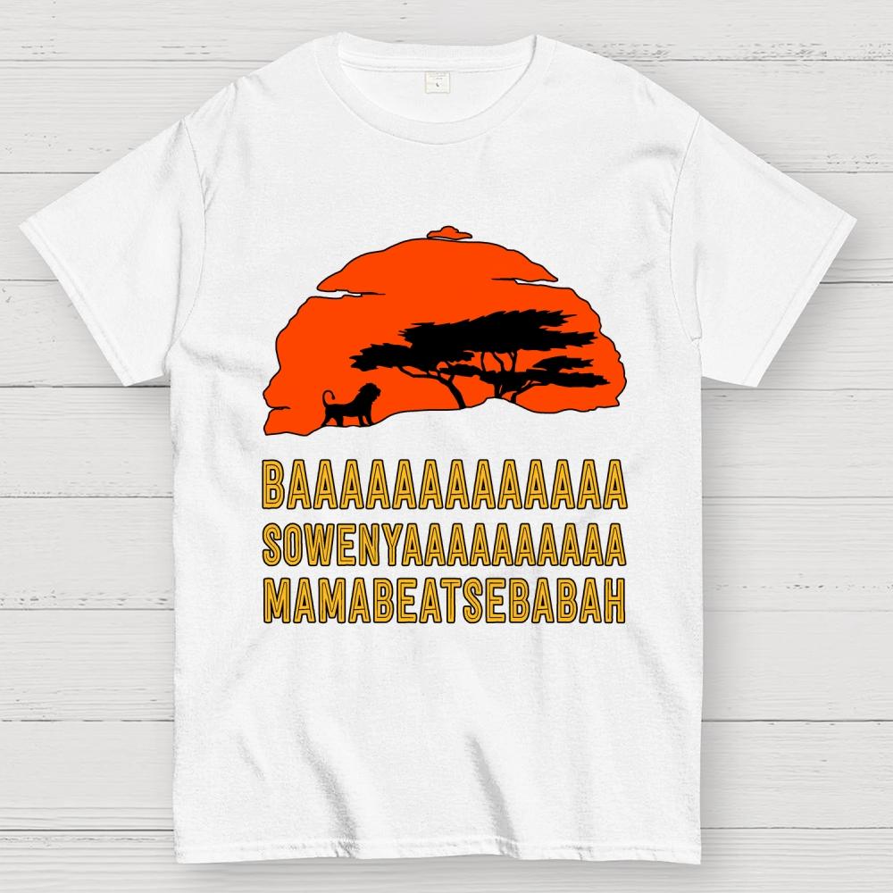 Baaa Sownyaaa Mamabeatsebabah Unisex Cotton Summer Casual Cool Loose T-Shirt