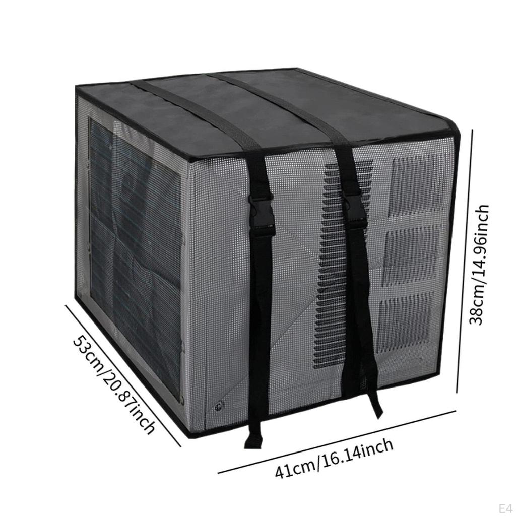 Защитный чехол для кондиционера, легкий, с регулируемыми ремнями, сетчатый, кондиционер